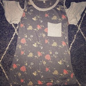 💛Off the Should Floral Top